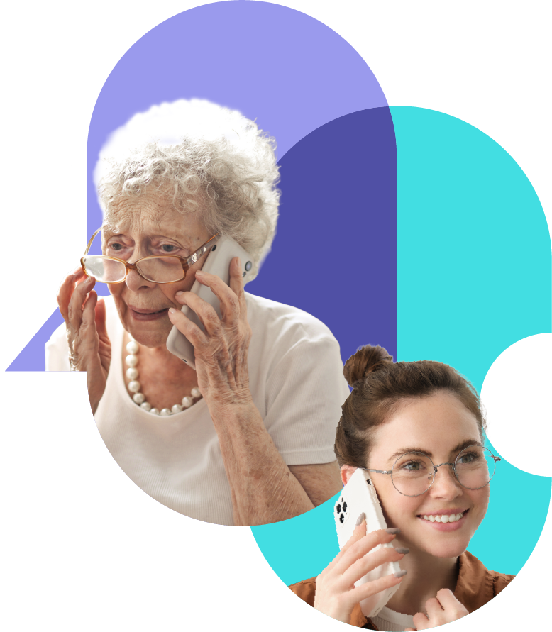 Person looking for someone to talk to about loneliness and isolation